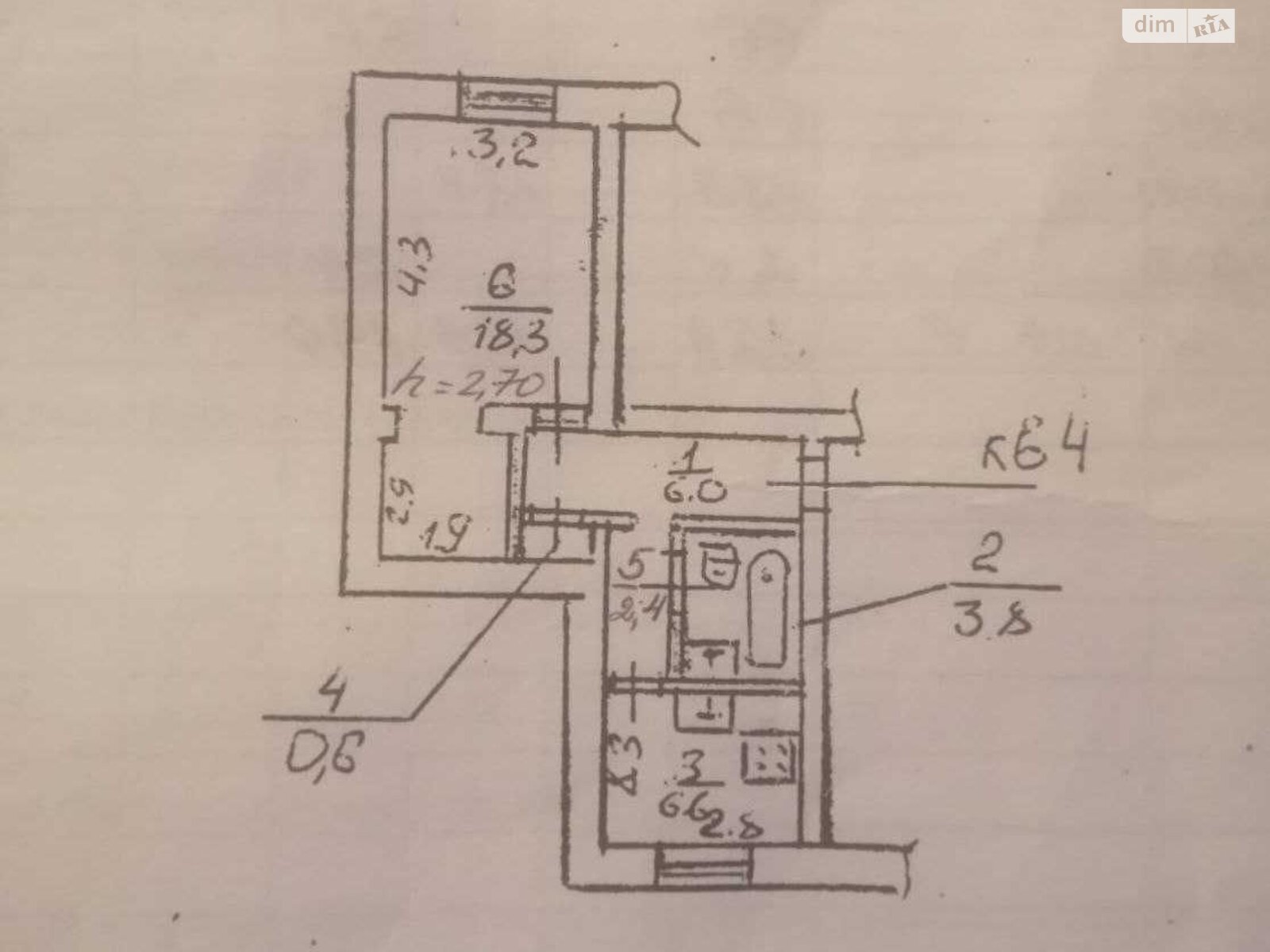 Продаж однокімнатної квартири в Дніпрі, на вул. Гоголя 14А, район Нагорний фото 1