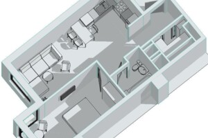 Продажа двухкомнатной квартиры в Днепре, на ул. Степана Бандеры 15, район Парк Л.Глобы фото 2