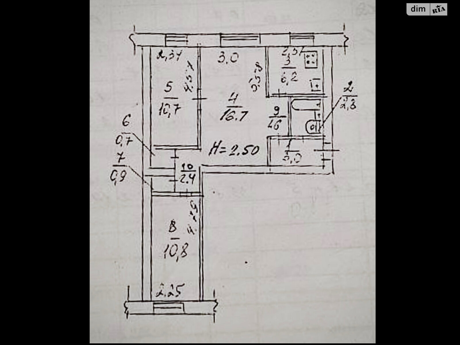 Продажа трехкомнатной квартиры в Днепре, на ул. Дольник Архитектора 2/4, район Парк Шевченко фото 1