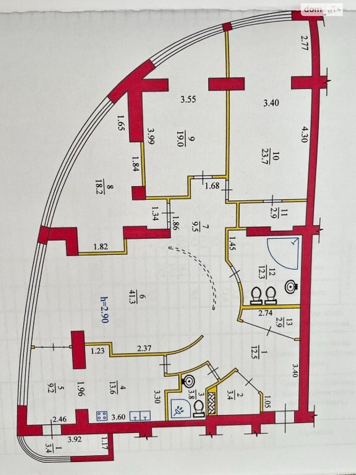 Продаж чотирикімнатної квартири в Дніпрі, на пл. Шевченко Тараса 4, район Парк Шевченка фото 1