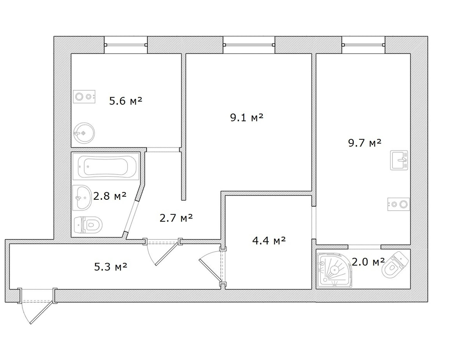 Продажа двухкомнатной квартиры в Днепре, на просп. Яворницкого Дмитрия, район Парк Шевченко фото 1