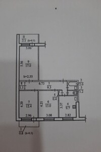 Продажа трехкомнатной квартиры в Днепре, на пер. Парусный 8, район Парус фото 2