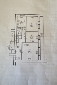 Продаж трикімнатної квартири в Дніпрі, на вул. Дорошенка Петра гетьмана 8, район Перемога-5 фото 2