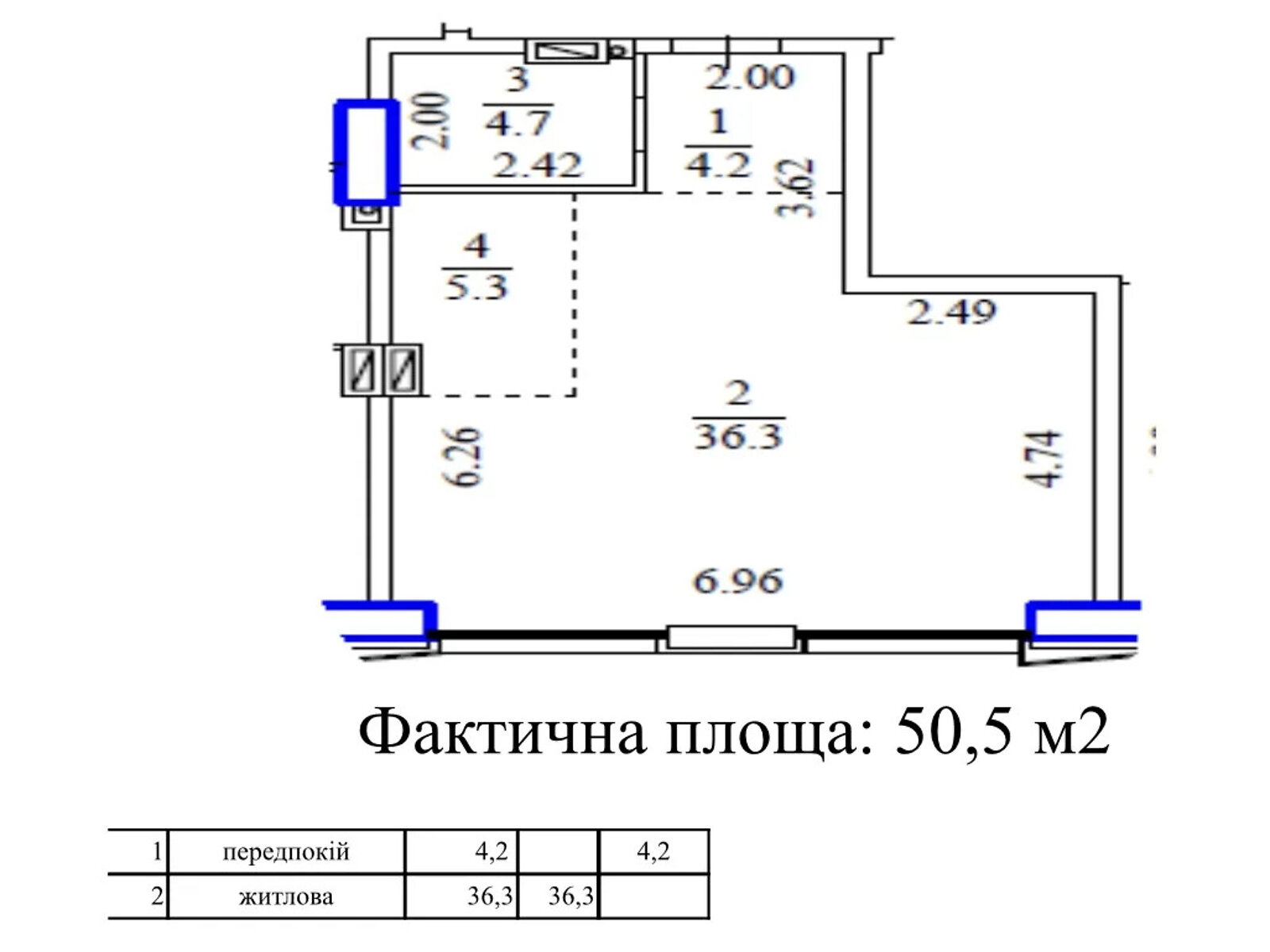 Продаж двокімнатної квартири в Дніпрі, на вул. Набережна Перемоги 128, район Перемога-5 фото 1 Продаж двокімнатної квартири в Дніпрі, на вул. Набережна Перемоги 128, район Перемога-5 фото 1