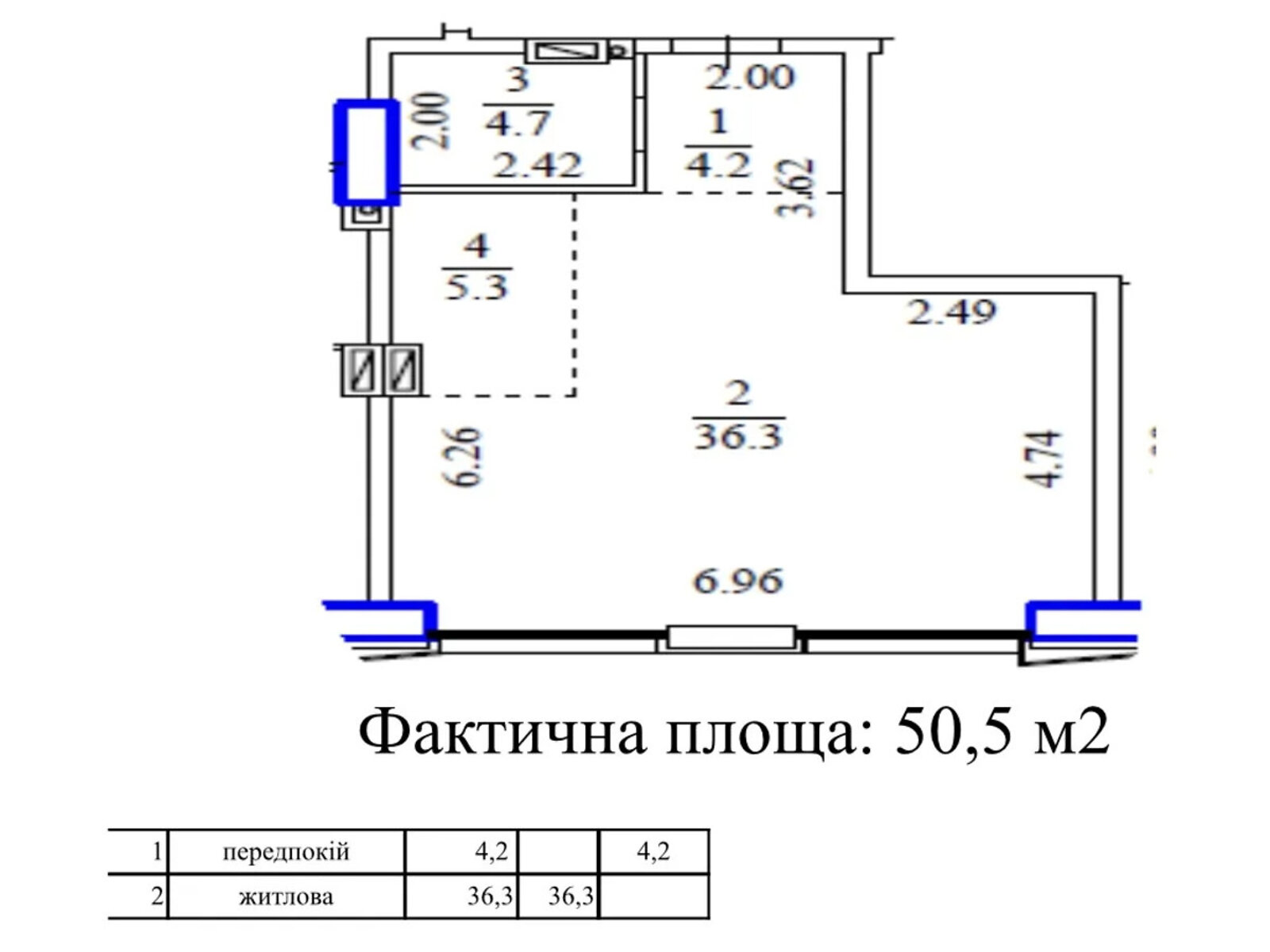 Продажа двухкомнатной квартиры в Днепре, на ул. Набережная Победы 128, район Победа-5 фото 1 Продажа двухкомнатной квартиры в Днепре, на ул. Набережная Победы 128, район Победа-5 фото 1