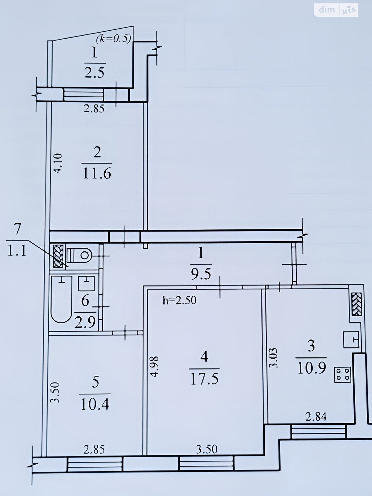 Продажа трехкомнатной квартиры в Днепре, на ул. Новогодняя, район Победа-6 фото 1 Продажа трехкомнатной квартиры в Днепре, на ул. Новогодняя, район Победа-6 фото 1