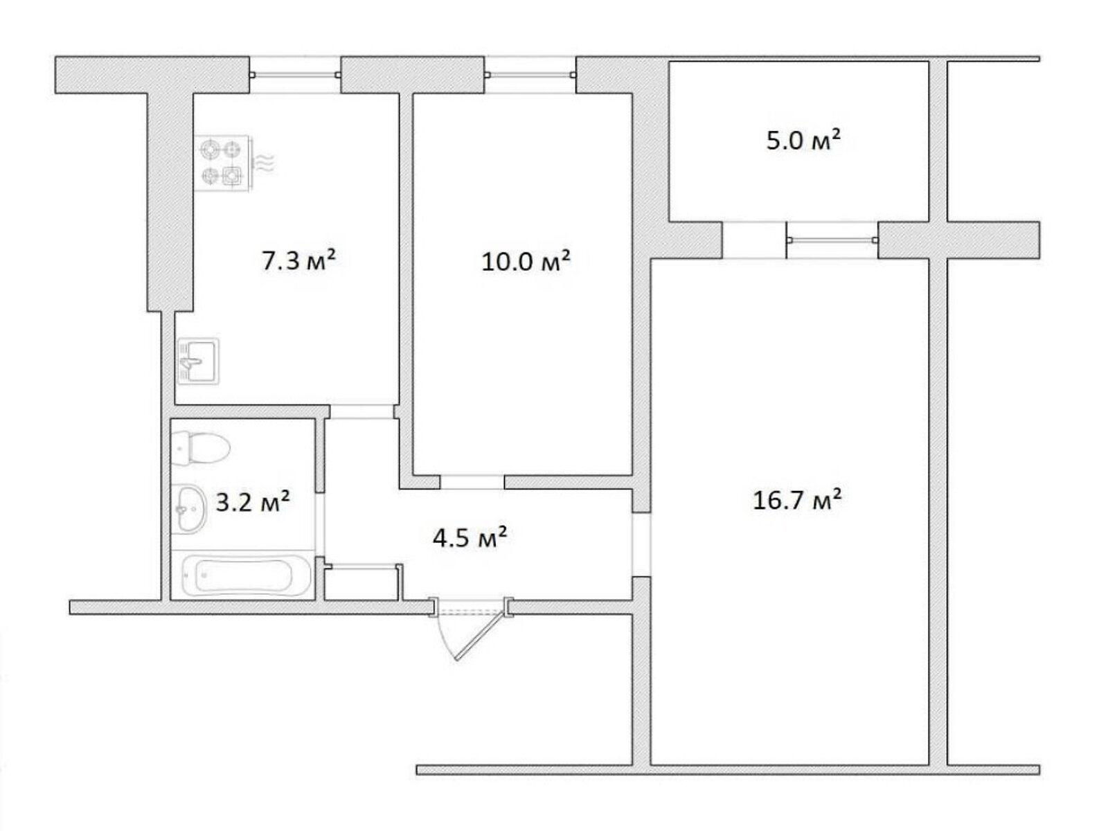 Продажа двухкомнатной квартиры в Днепре, на ул. Метростроевская 5, район Покровский фото 1