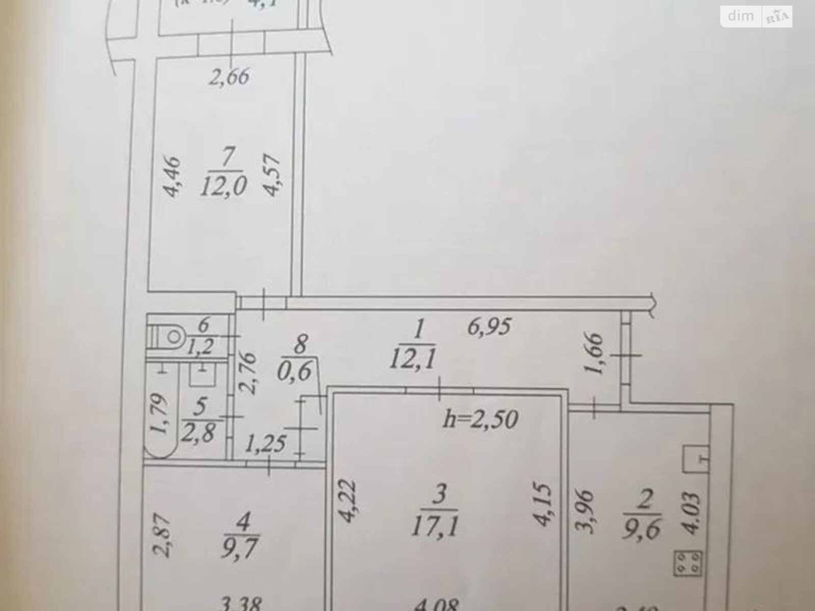 Продажа трехкомнатной квартиры в Днепре, на ул. Немировича-Данченко, район Приднепровский фото 1