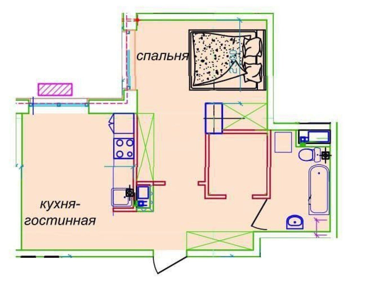 Продаж однокімнатної квартири в Дніпрі, на вул. Європейська 11, район Шевченківський фото 1