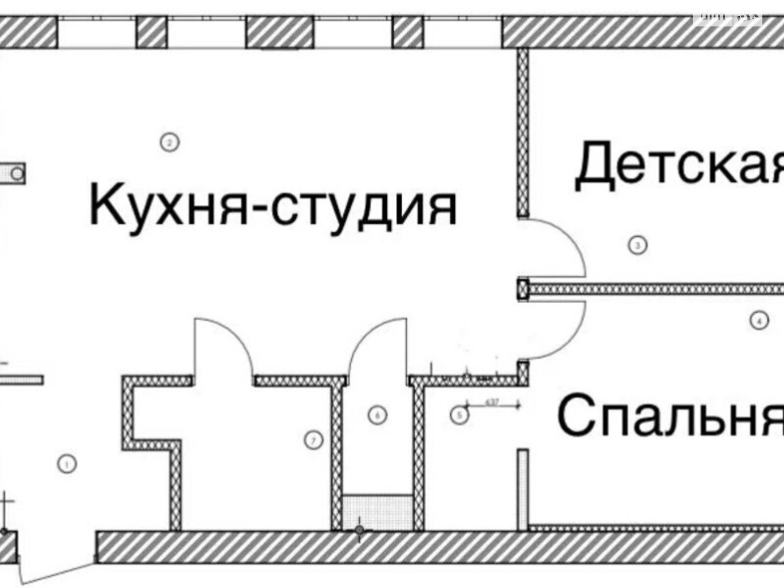 Продаж трикімнатної квартири в Дніпрі, на вул. Пушкіна Генерала, район Шевченківський фото 1