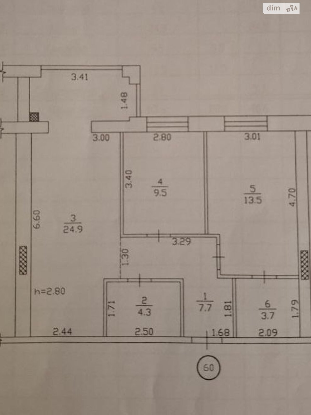 Продаж трикімнатної квартири в Дніпрі, на шосе Запорізьке 32, район Шевченківський фото 1