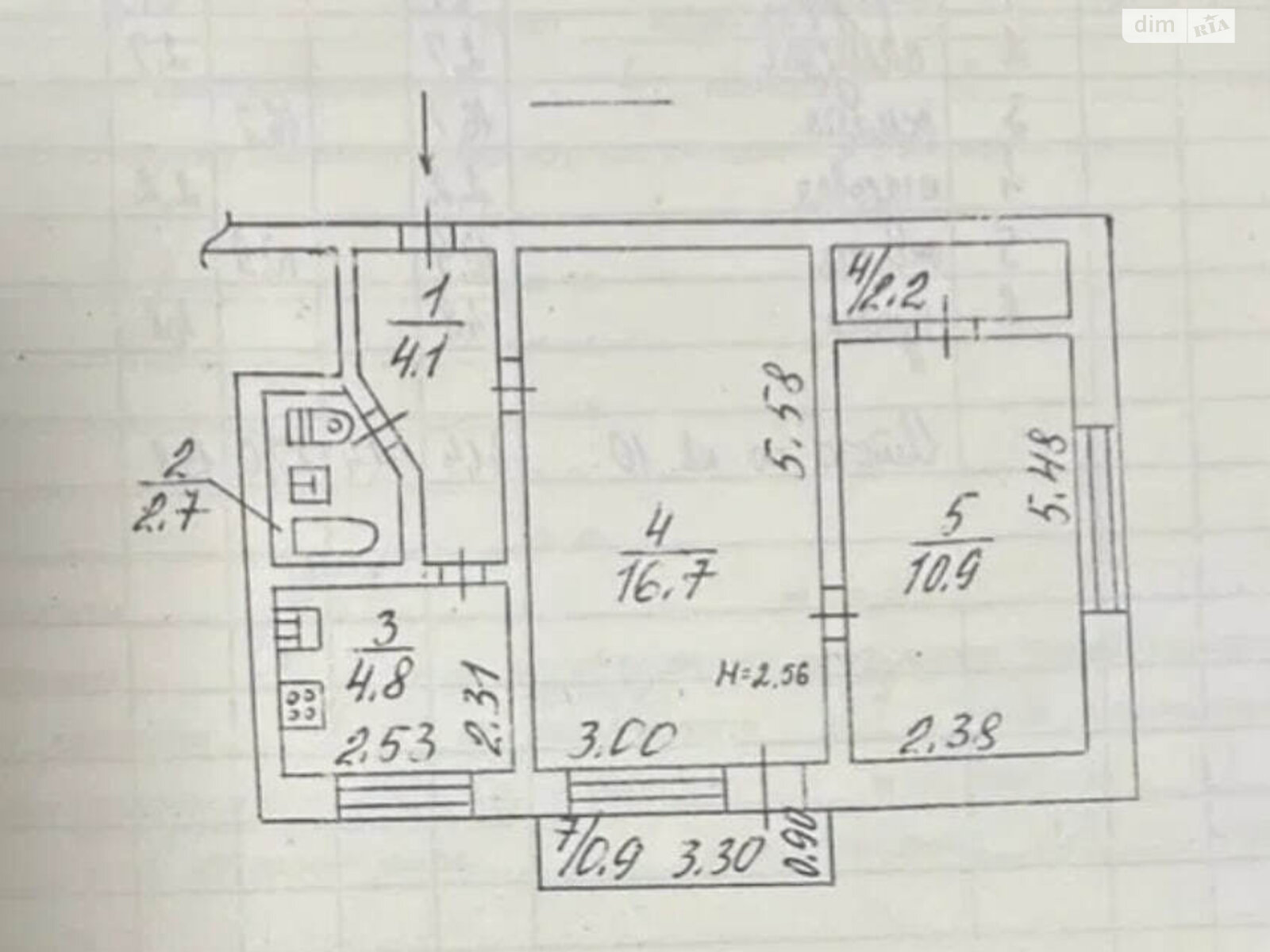 Продажа двухкомнатной квартиры в Днепре, на просп. Поля Александра 131Б, район Славутич фото 1