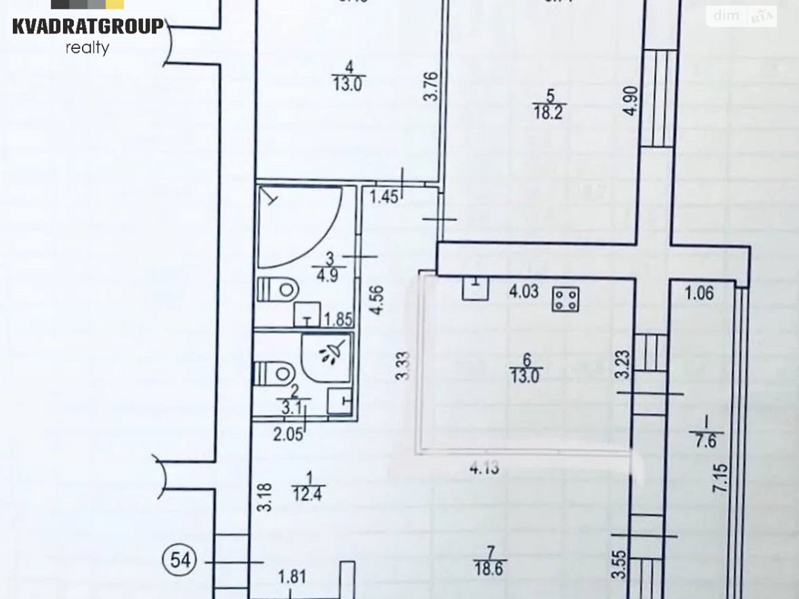 Продажа трехкомнатной квартиры в Днепре, на ул. Космическая 3А, район Соборный фото 1