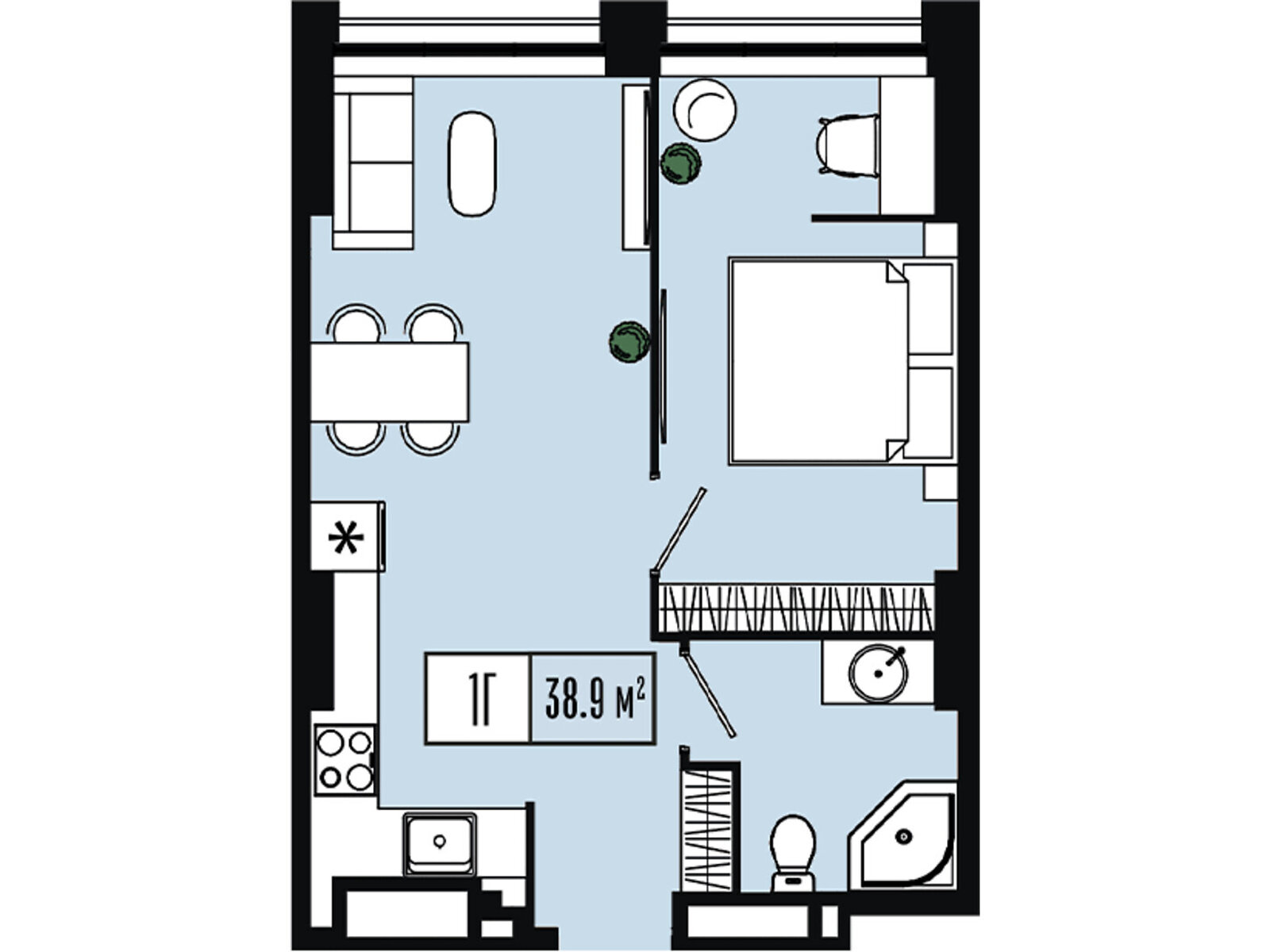 Продажа однокомнатной квартиры в Днепре, на ул. 3-ї Штурмової Бригади 29, район Соборный фото 1