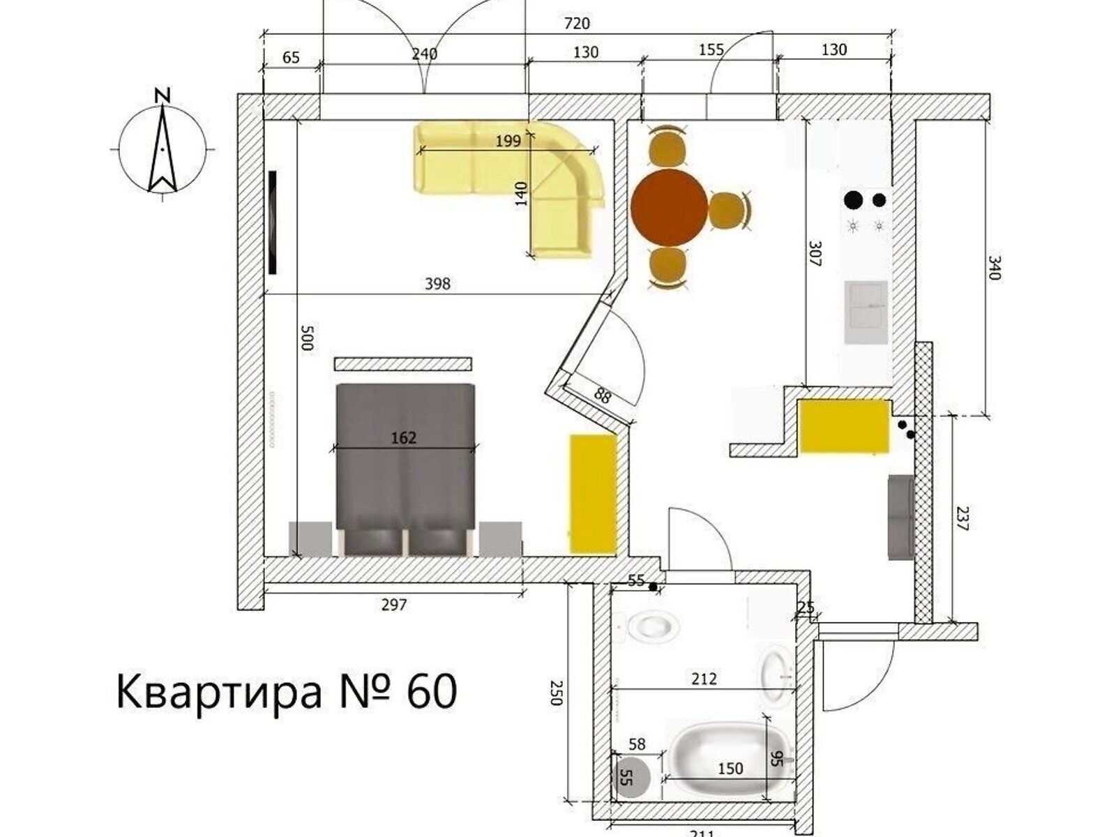 Продажа однокомнатной квартиры в Днепре, на ул. Добровольцев 3, район Соборный фото 1