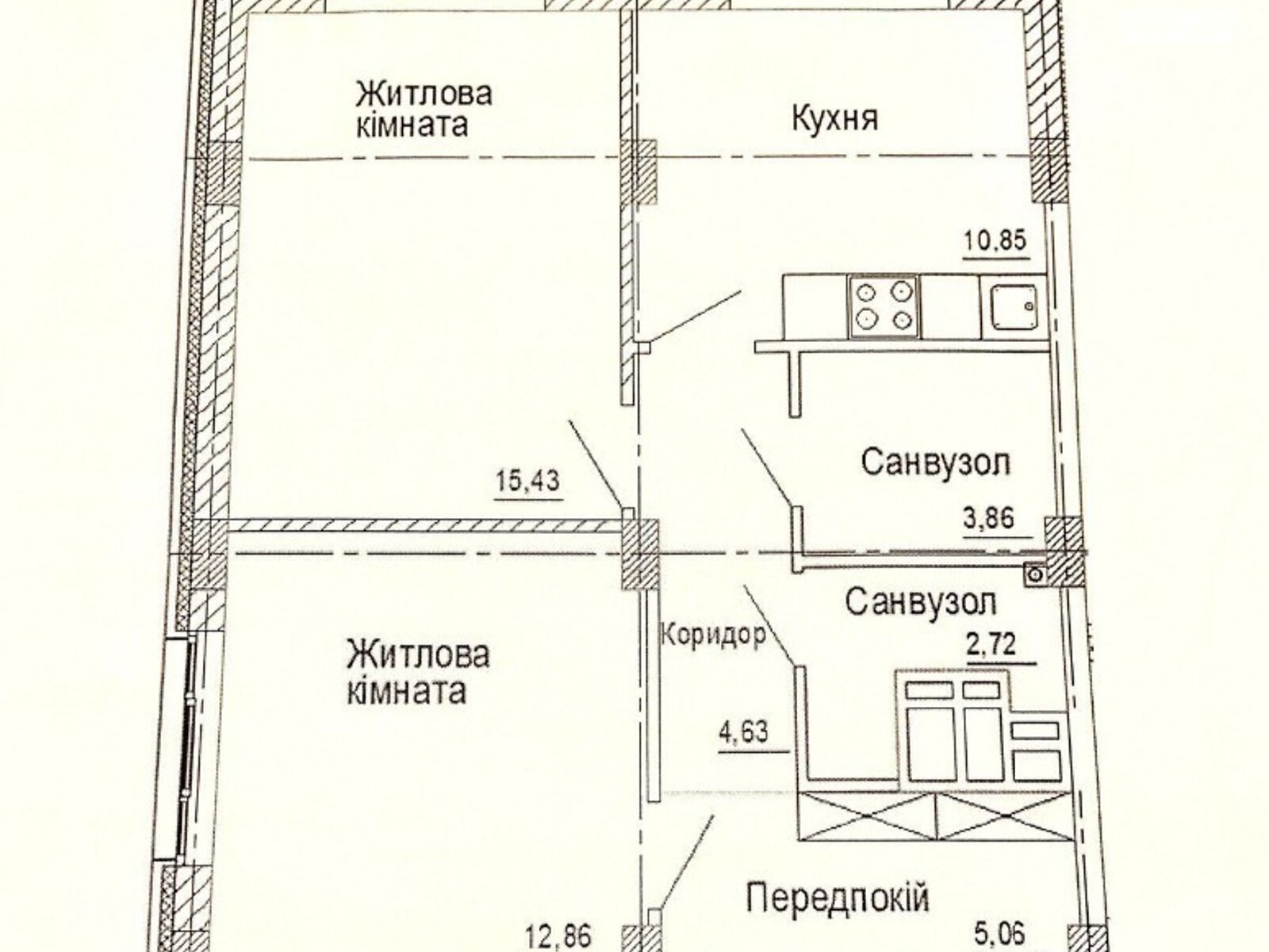 Продаж двокімнатної квартири в Дніпрі, на вул. Набережна Перемоги 40Д, район Соборний фото 1