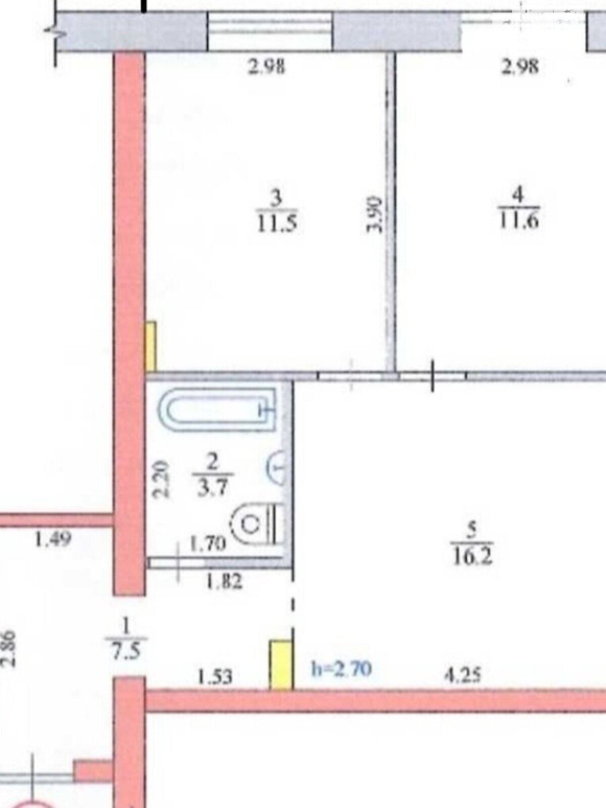 Продаж двокімнатної квартири в Дніпрі, на вул. Пушкіна Генерала 24Б, район Соборний фото 1