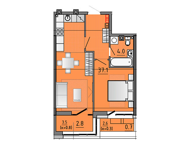 Продажа однокомнатной квартиры в Днепре, на просп. Гагарина 167, район Соборный фото 1