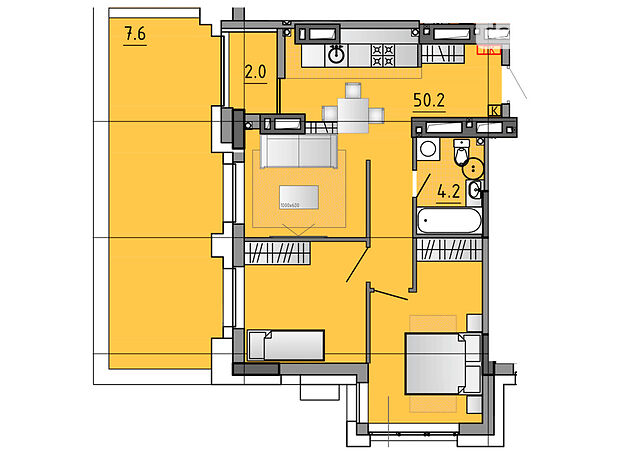 Продажа двухкомнатной квартиры в Днепре, на просп. Гагарина 167, район Соборный фото 1