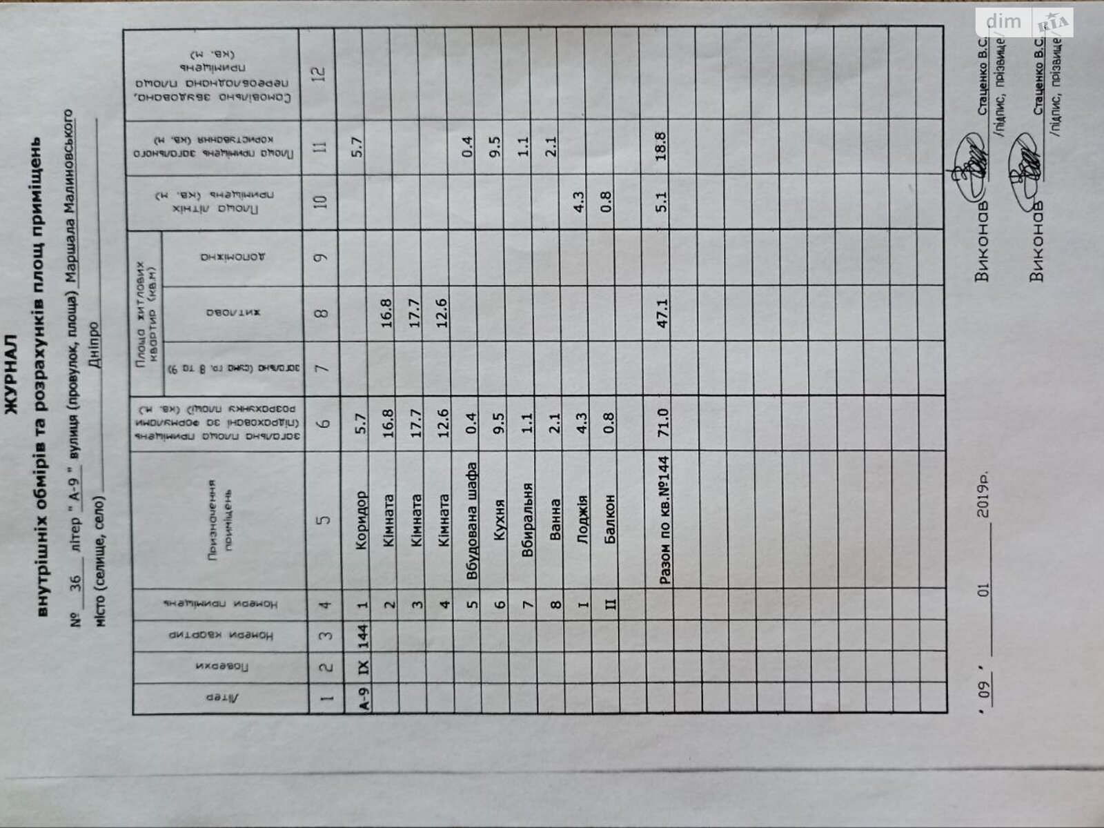 Продажа трехкомнатной квартиры в Днепре, на ул. Малиновского Маршала 36, район Солнечный фото 1