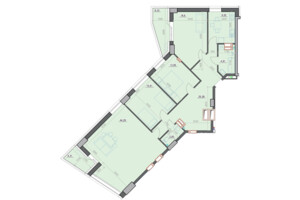 Продаж чотирикімнатної квартири в Дніпрі, на вул. Сонячна Набережна, район Сонячний фото 2