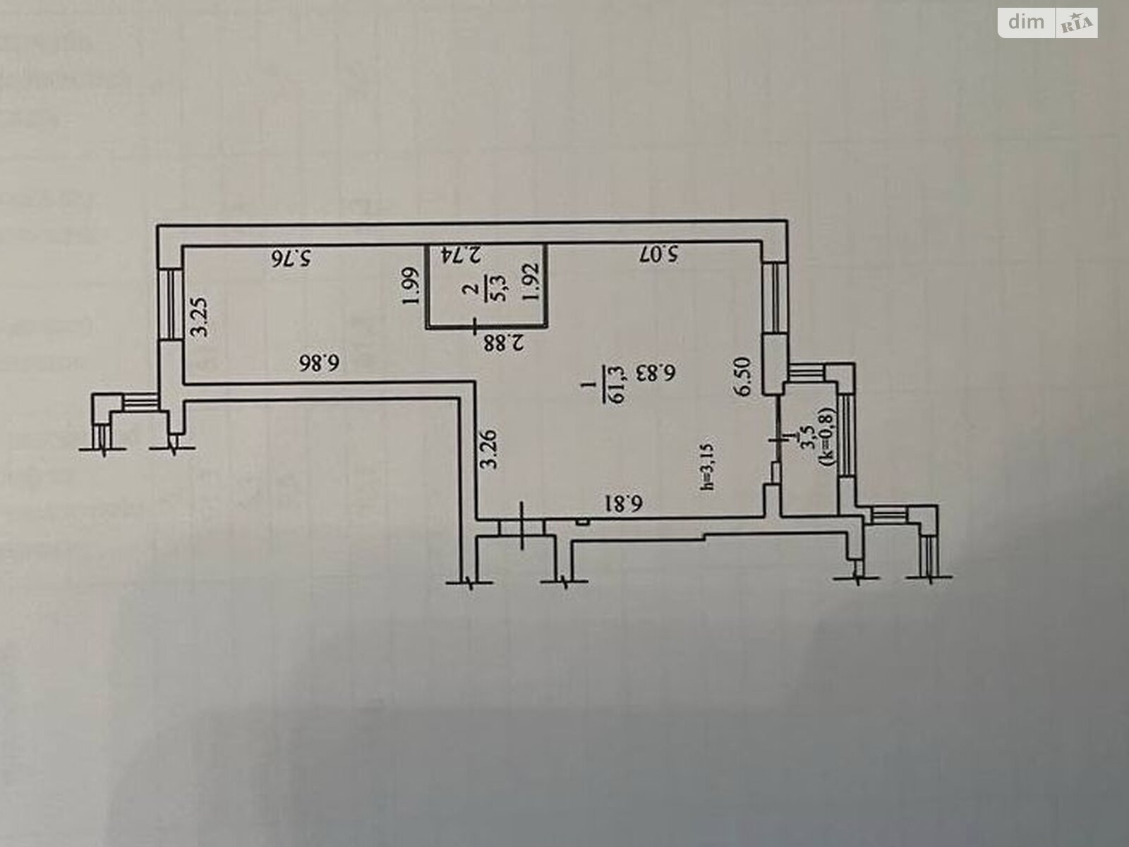 Продаж однокімнатної квартири в Дніпрі, на вул. Євгена Чикаленка 3, район Старе Клочко фото 1 Продаж однокімнатної квартири в Дніпрі, на вул. Євгена Чикаленка 3, район Старе Клочко фото 1