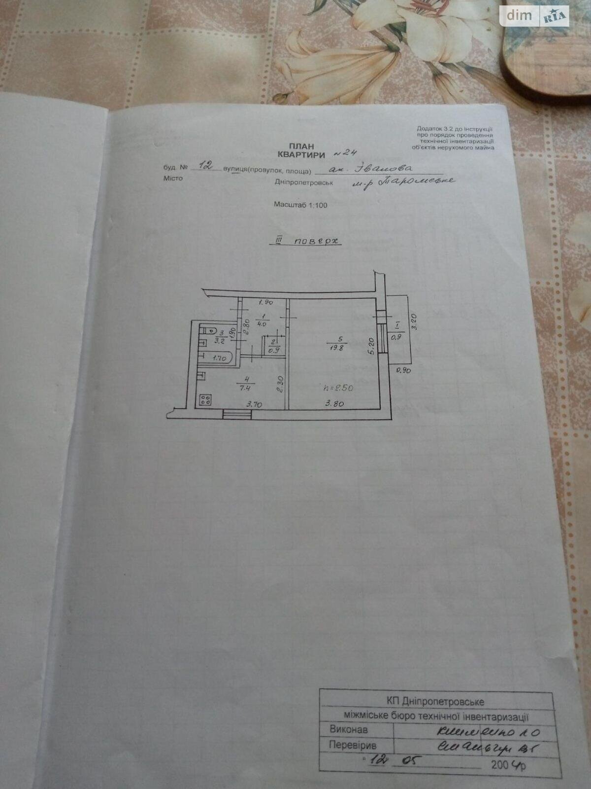 Продажа однокомнатной квартиры в Днепре, на ул. Народная, район Таромское фото 1