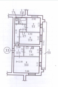 Продажа трехкомнатной квартиры в Днепре, на ул. Строителей 15А, район Титова фото 2