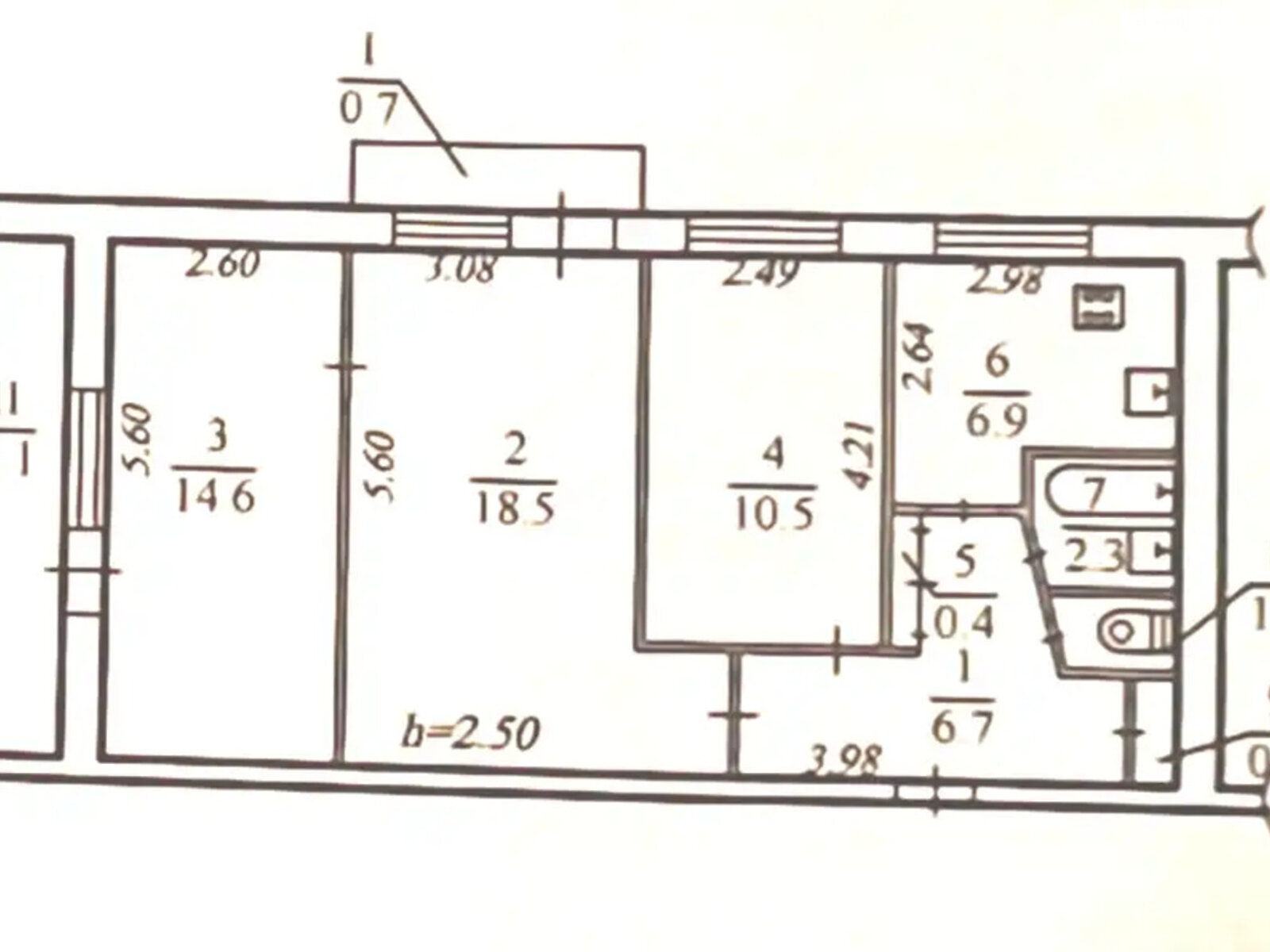 Продажа трехкомнатной квартиры в Днепре, на мас. Тополь-1 7, район Тополь-1 фото 1