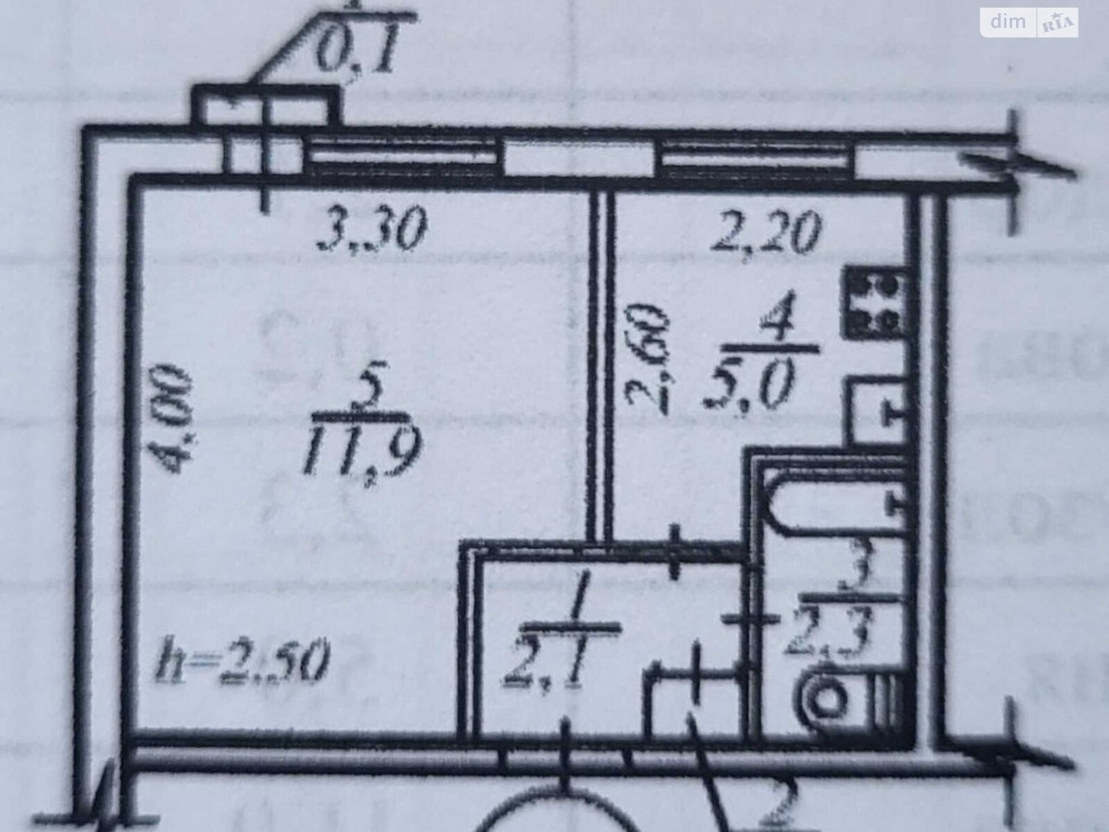 Продаж однокімнатної квартири в Дніпрі, на мас. Тополя-2 26, район Тополя-2 фото 1