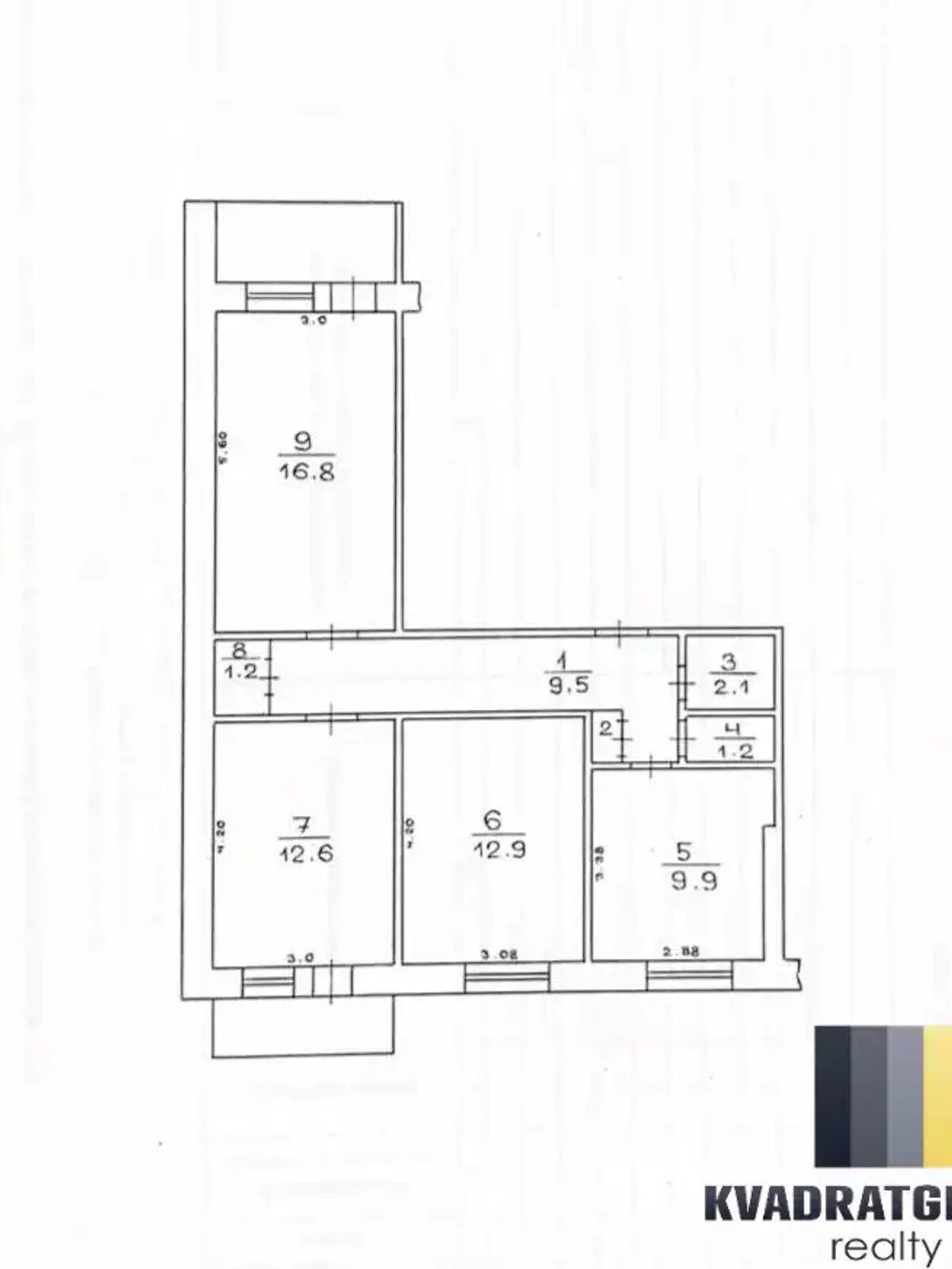 Продаж трикімнатної квартири в Дніпрі, на мас. Тополя-2 3, район Тополя-2 фото 1 Продаж трикімнатної квартири в Дніпрі, на мас. Тополя-2 3, район Тополя-2 фото 1