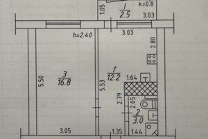 Продажа однокомнатной квартиры в Днепре, на мас. Тополь-3 54 корпус 3, район Тополь-3 фото 2