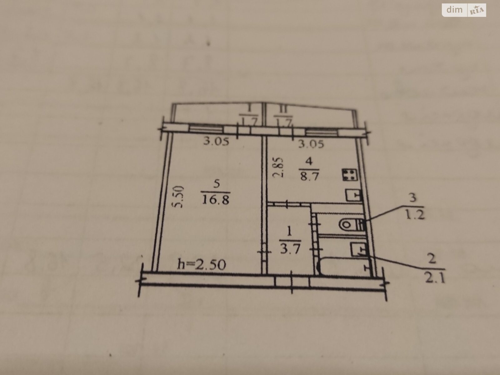 Продаж однокімнатної квартири в Дніпрі, на мас. Тополя-3 57, район Тополя-3 фото 1