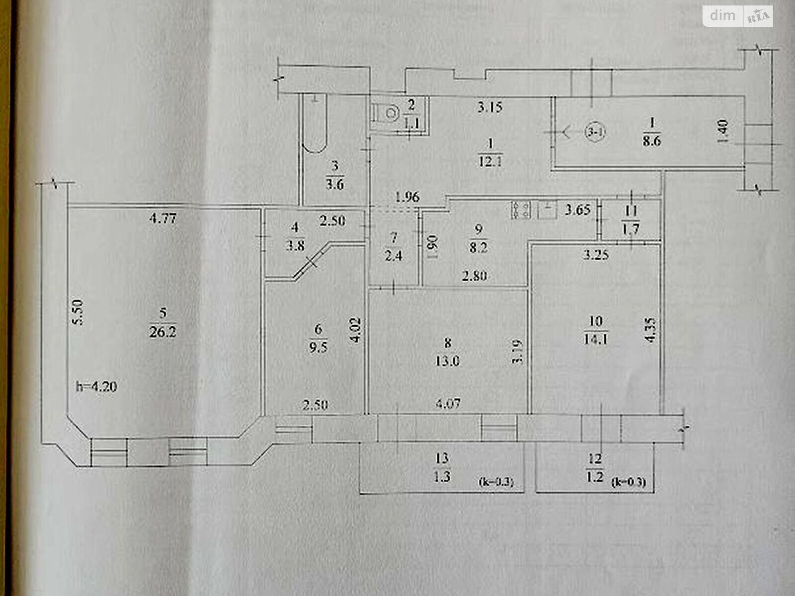 Продажа четырехкомнатной квартиры в Днепре, на ул. Лазаря Глобы 4, район Центр фото 1