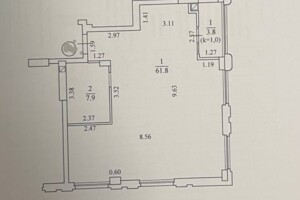 Продажа трехкомнатной квартиры в Днепре, на ул. Костомаровская 1А, район Центральный Холм фото 2