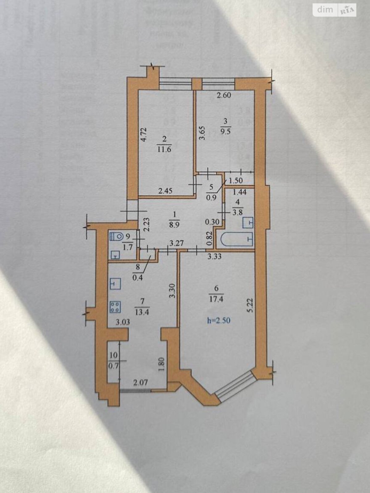 Продаж трикімнатної квартири в Дніпрі, на вул. Мечникова 4, район Центр фото 1