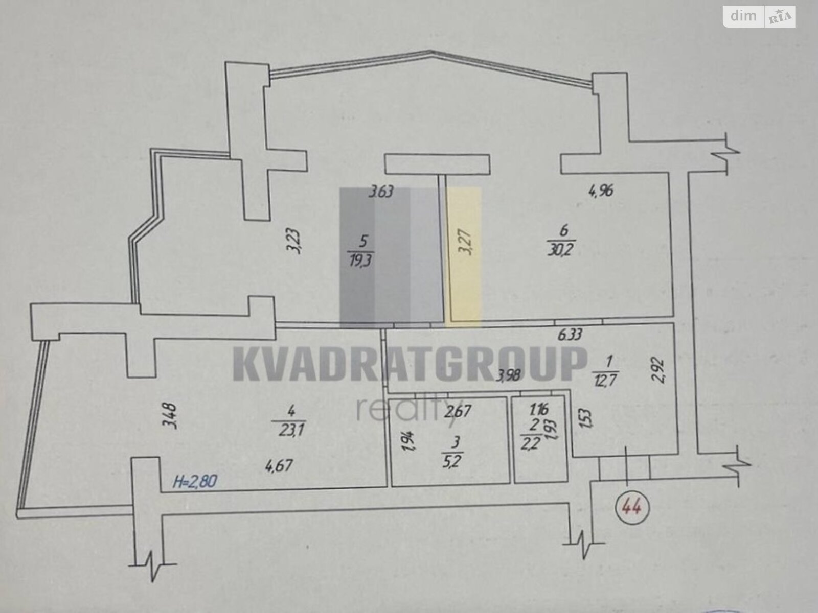 Продажа трехкомнатной квартиры в Днепре, на ул. Антоновича Владимира 36, район Центральный фото 1