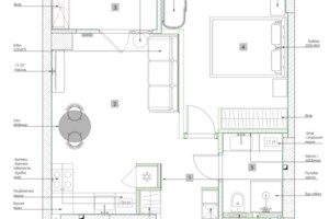 Продажа двухкомнатной квартиры в Днепре, на ул. Костомаровская 1А, район Центральный Холм фото 2