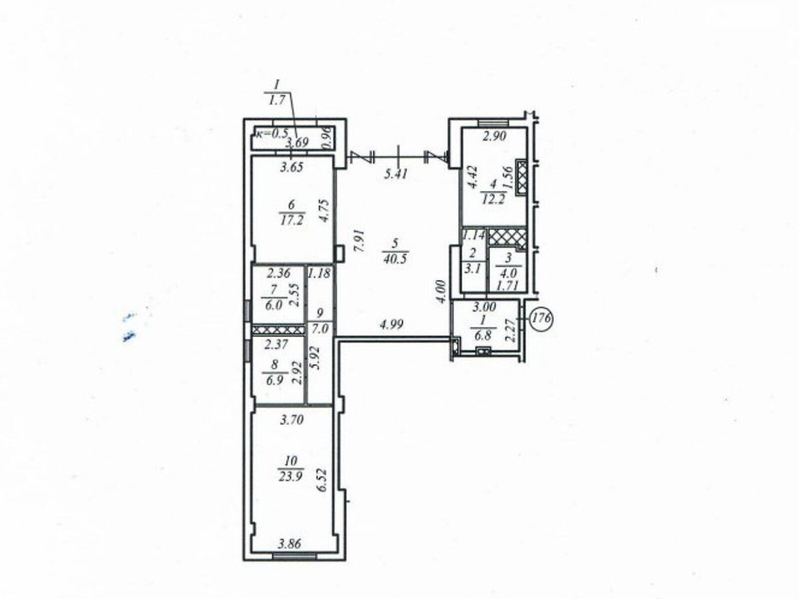 Продажа трехкомнатной квартиры в Днепре, на просп. Поля Александра 16, район Центральный фото 1