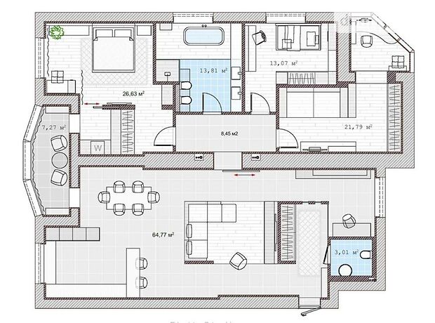Продажа пятикомнатной квартиры в Днепре, на Кучеревского район Центральный фото 1 Продажа пятикомнатной квартиры в Днепре, на Кучеревского район Центральный фото 1