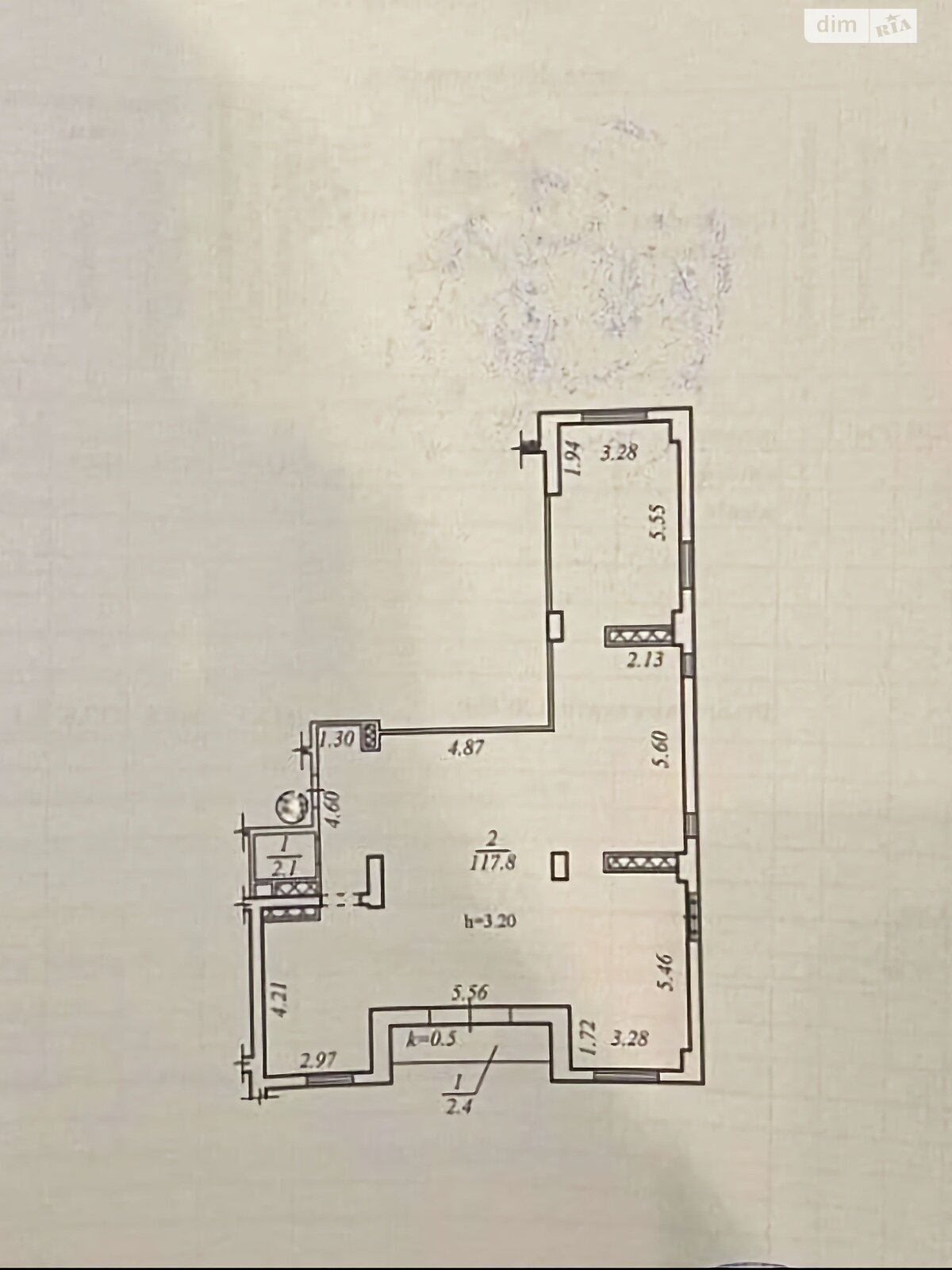 Продажа трехкомнатной квартиры в Днепре, на ул. Крутогорный 28, район Парк Шевченко фото 1