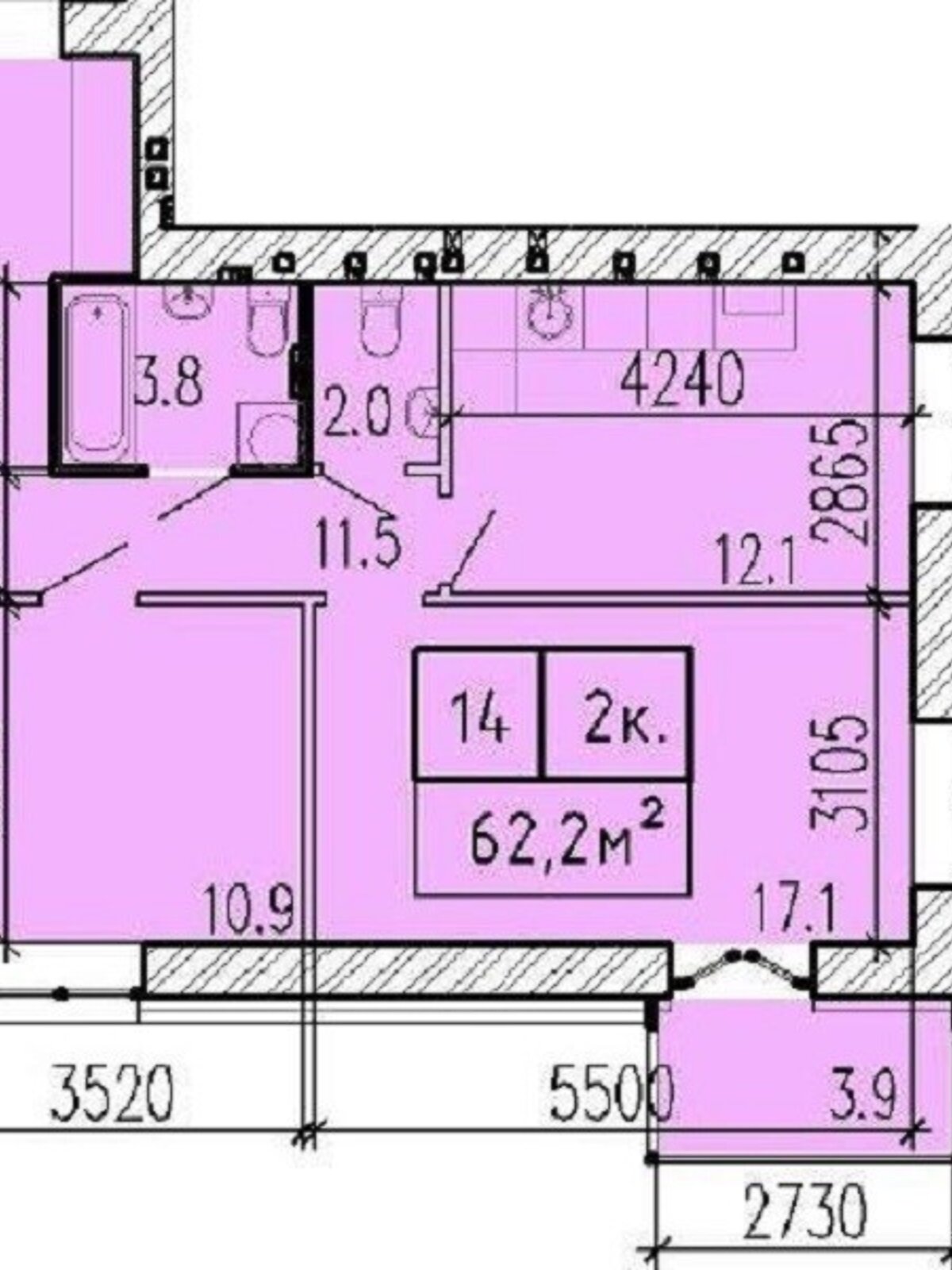 Продажа двухкомнатной квартиры в Днепре, на ул. Мандрыковская 234, район Победа-3 фото 1