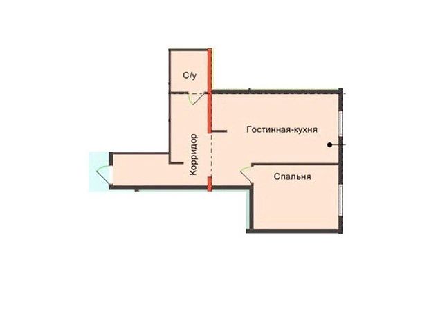 Продаж однокімнатної квартири в Дніпропетровську на вул. Пушкіна Генерала район Гагаріна фото 2 Продаж однокімнатної квартири в Дніпропетровську на вул. Пушкіна Генерала район Гагаріна фото 2