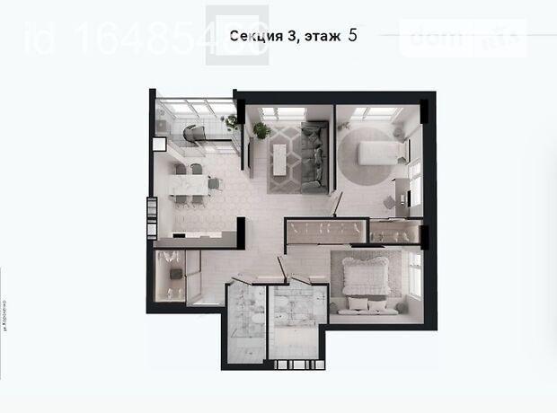 Продажа трехкомнатной квартиры в Днепре, на ул. Костомаровская 1А, район Шевченковский фото 1 Продажа трехкомнатной квартиры в Днепре, на ул. Костомаровская 1А, район Шевченковский фото 1