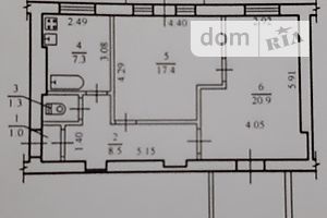 Продаж трикімнатної квартири в Дніпрі, на Комсомольська вулиця 52А, район Центральний фото 2