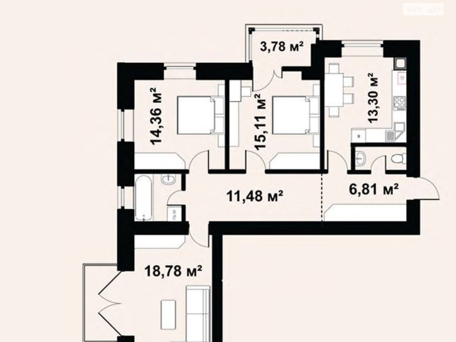 Продажа трехкомнатной квартиры в Долине, на ул. Котляревского 23, кв. 40, район Долина фото 1 Продажа трехкомнатной квартиры в Долине, на ул. Котляревского 23, кв. 40, район Долина фото 1