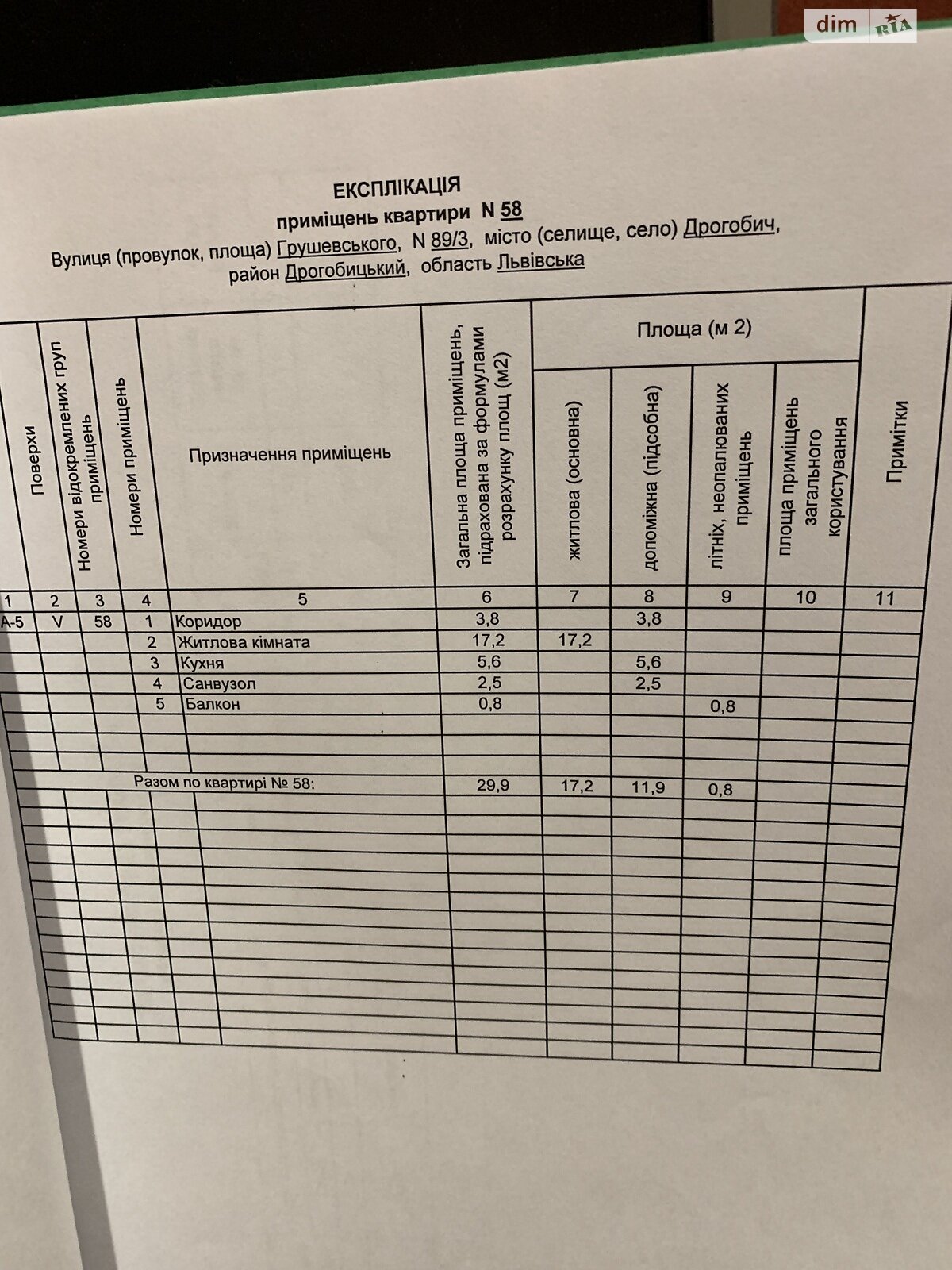 Продажа однокомнатной квартиры в Дрогобыче, на ул. Михаила Грушевского 89/3, район Дрогобыч фото 1