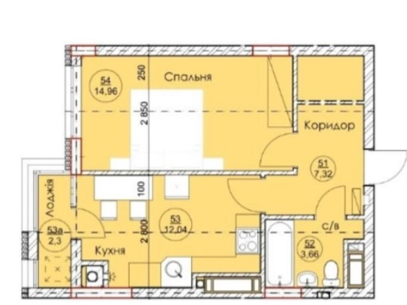 Продажа однокомнатной квартиры в Дублянах, на ул. Владимира Великого, фото 1