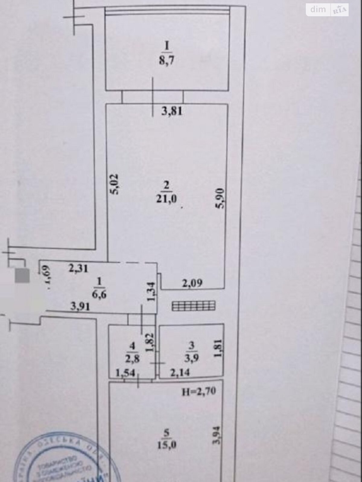 Продаж однокімнатної квартири в Фонтанці, на вул. Чехова 1/6, фото 1 Продаж однокімнатної квартири в Фонтанці, на вул. Чехова 1/6, фото 1