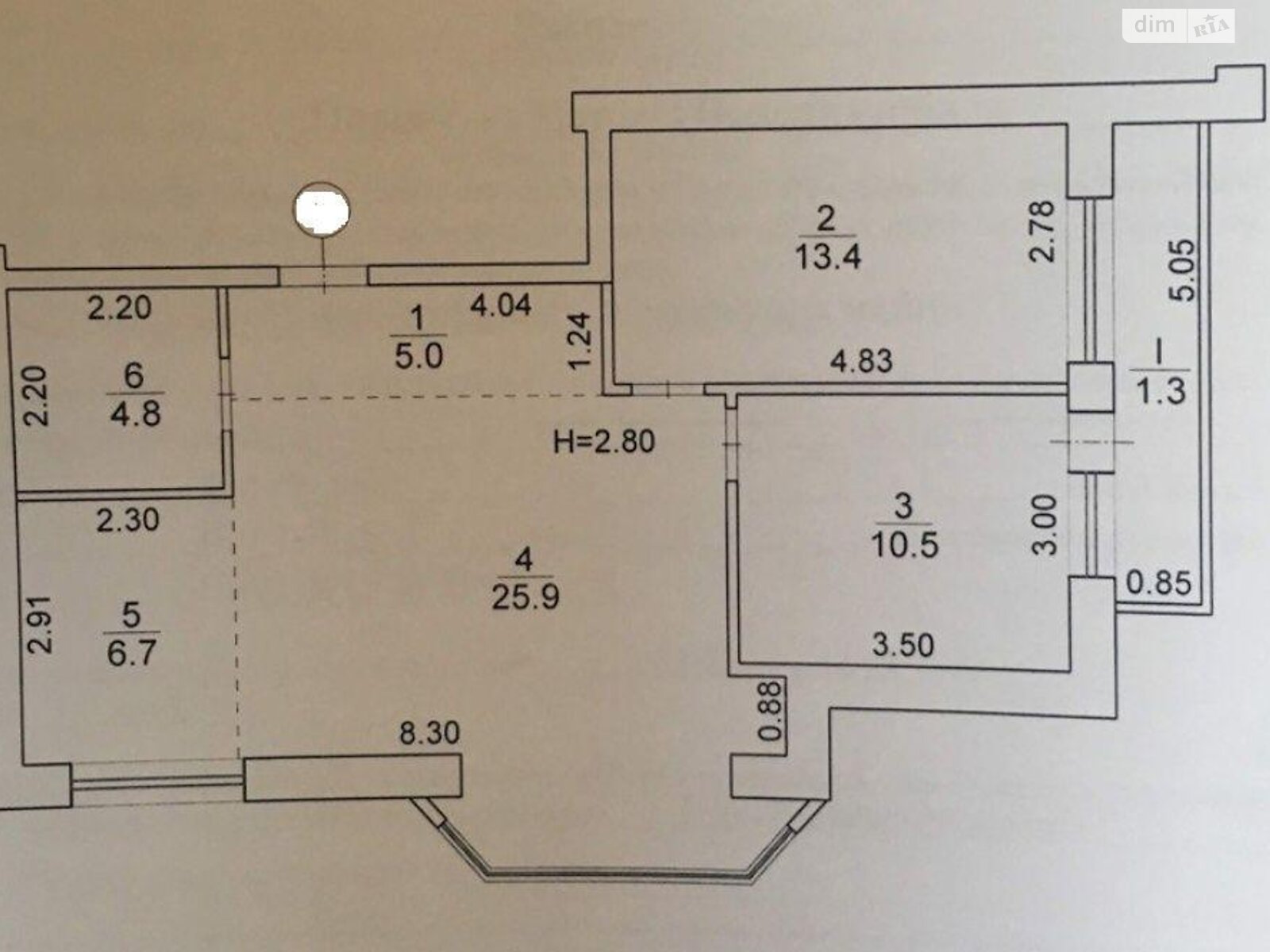 Продажа трехкомнатной квартиры в Гатном, на ул. Тополиная 6, фото 1